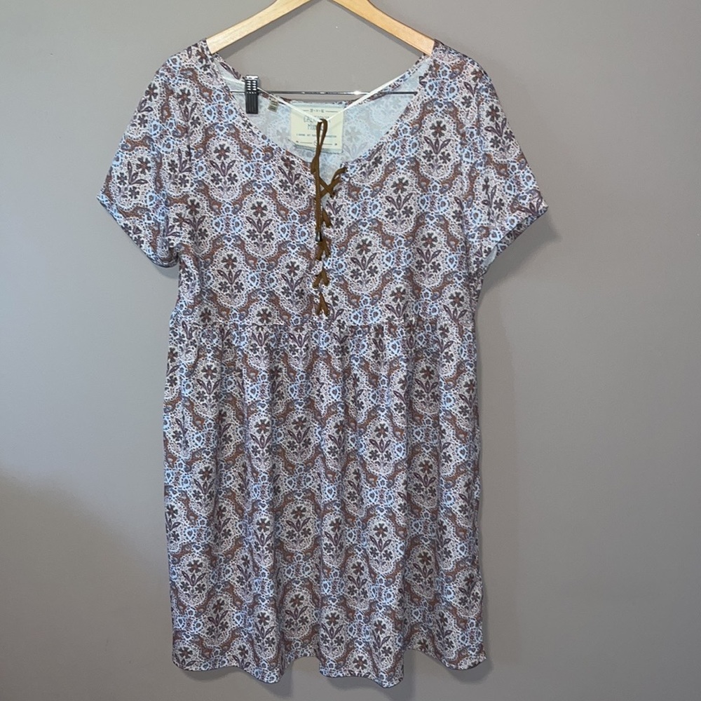 California moonrise printed dress